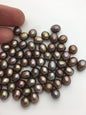 20pcs AAA 8-8.5mm brown rice freshwater pearls,no hole,LR8-T10