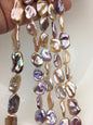 AAA 11-13mm natural pink purple keshi Freshwater Pearl,DIY Loose Freshwater Pearl,ZS-200-121-19