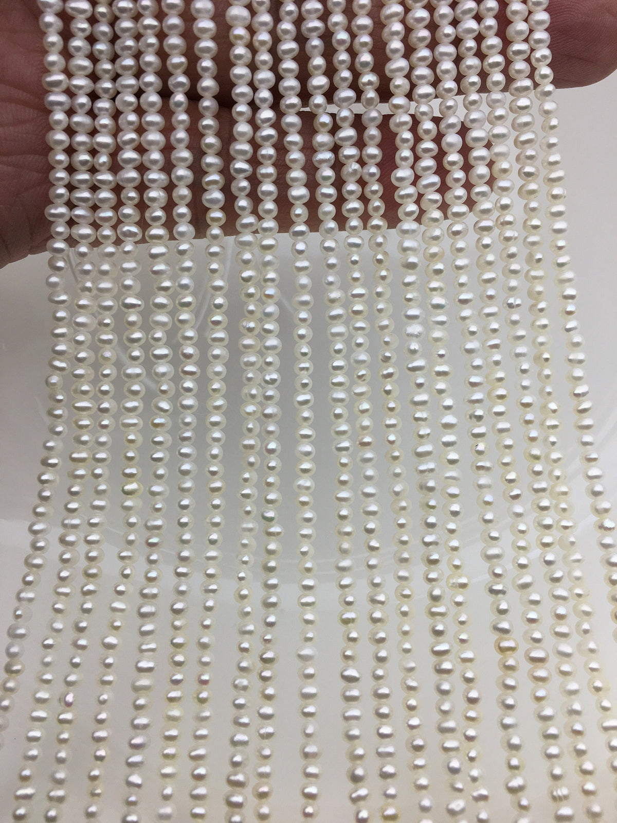 AAA 2.3-2.5mm white seed potato freshwater pearls,seed pearl,small size pearls bead wholesale,Wedding,Love,Happiness,birthday,CR2-3A-8