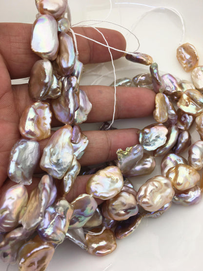 AA+ 13-15mm natural pink purple keshi Freshwater Pearl,DIY Loose Freshwater Pearl,wholesale price,china wholesale pearl,ZS-200-121-5