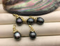 1 pc 10-11mm Genuine Tahitian Sea Pearl Pendant, natural color sea pearl,pearl necklace - NC1-001-7