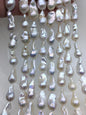 1 strands AA+ 11-13mm white flame ball pearl,FL15-2A-5-61