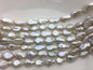 AAA 11-13mm White Long tail Drop Coin freshwater pearls,diy bead,flat round pearl bead,COIN12-3A-3-15
