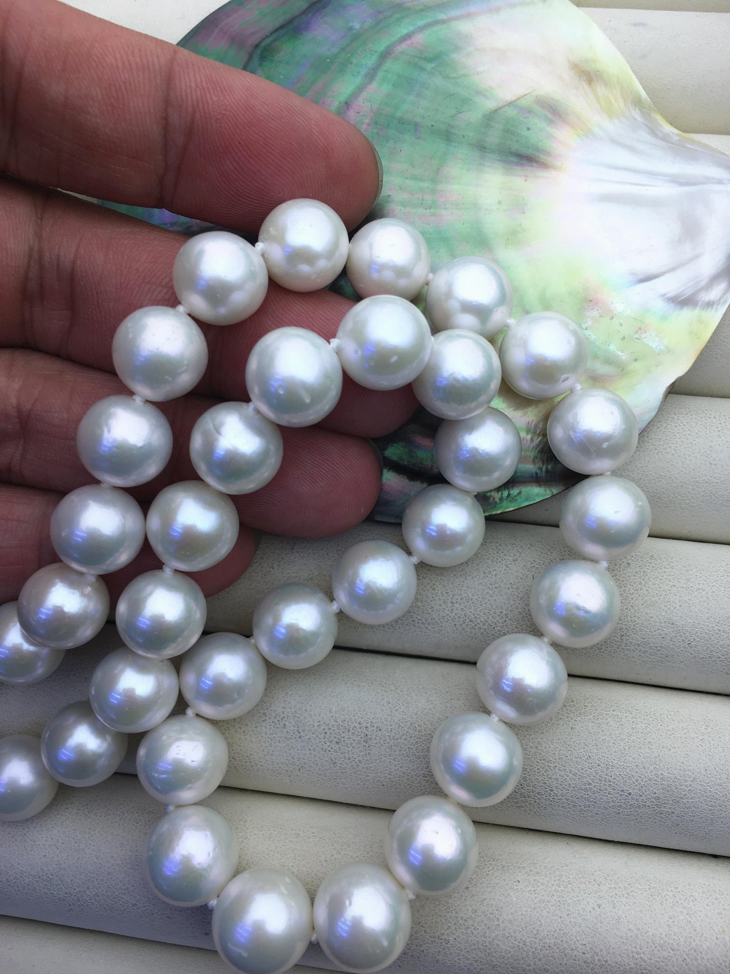 17.5 inches AA+ 11-13mm white round freshwater Pearl necklace,genuine freshwater Pearl necklace, Natural Pearl Necklace,NPN1-068
