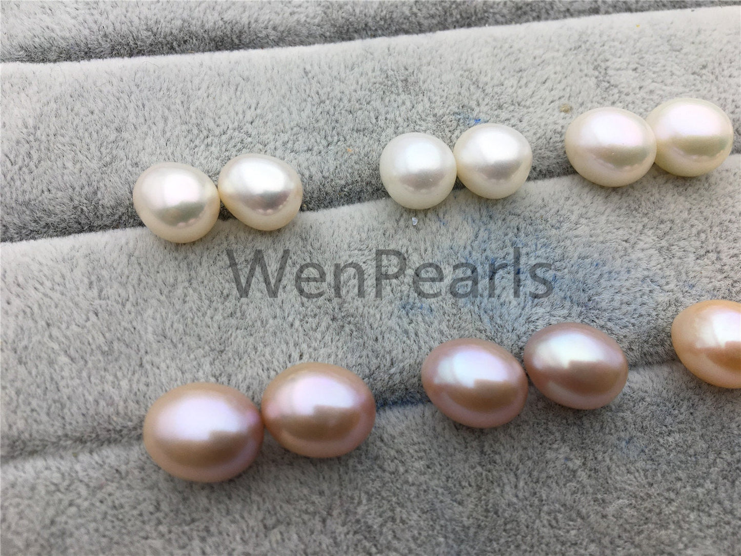 AAA 10-11mm big white/pink/lavender rice freshwater pearls,rice pearl earrings,tear drop pearl earrings,dangle pearl earrings,LR10-3A-6