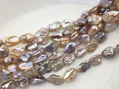 AAA 13-15mm natural mix color keshi Freshwater Pearl,DIY Loose Freshwater Pearl,wholesale price,china wholesale pearl,ZS-200-121-2