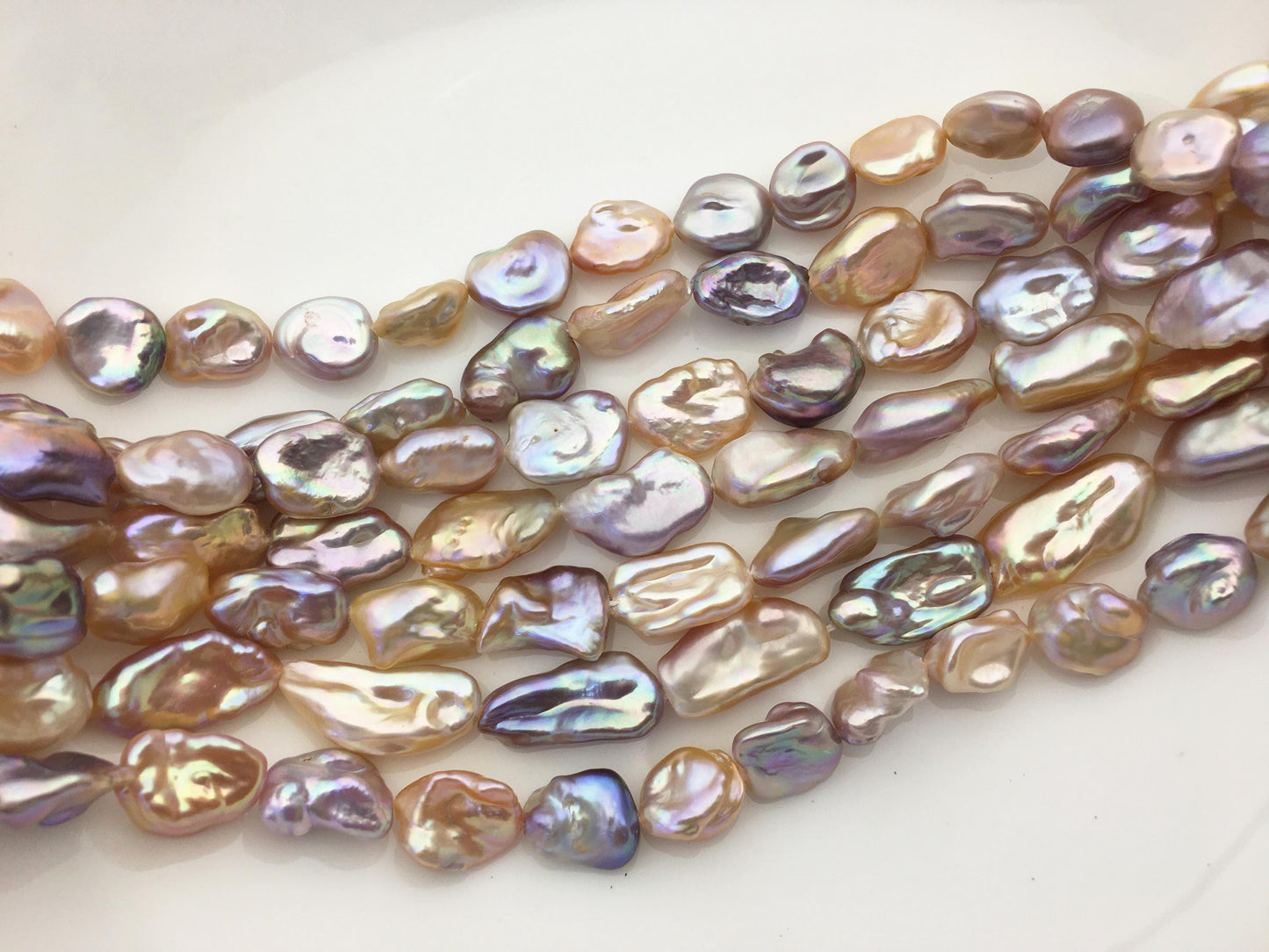 AAA 11-13mm natural pink purple thick keshi Freshwater Pearl,DIY Loose Freshwater Pearl,ZS-200-121-20