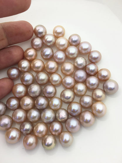 27pcs AA+ 11-13mm natural color round/near round Edison Freshwater Pearl,no hole,ED11-T1-3