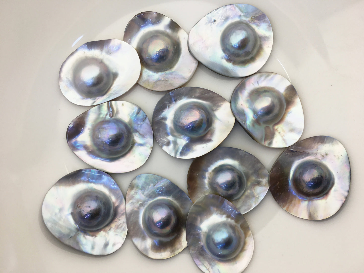 1pc AA+ 28-30x35-40mm Mabe Sea Pearl,Natural Gray Brown Color,no hole,MB-T8