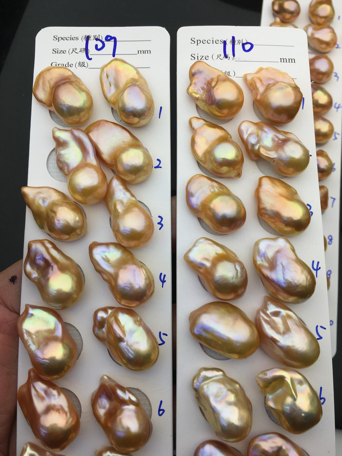 1 pair AAA 13-15mm Natural pink peach Rainbow Flame ball Pearl Pairs - large Baroque freshwater pearl pairs,Fire Ball Pearl,FL15-3A-8-29