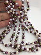 64'' AAA 3-6mm misc color nugget pearl Necklace,NPN1-121