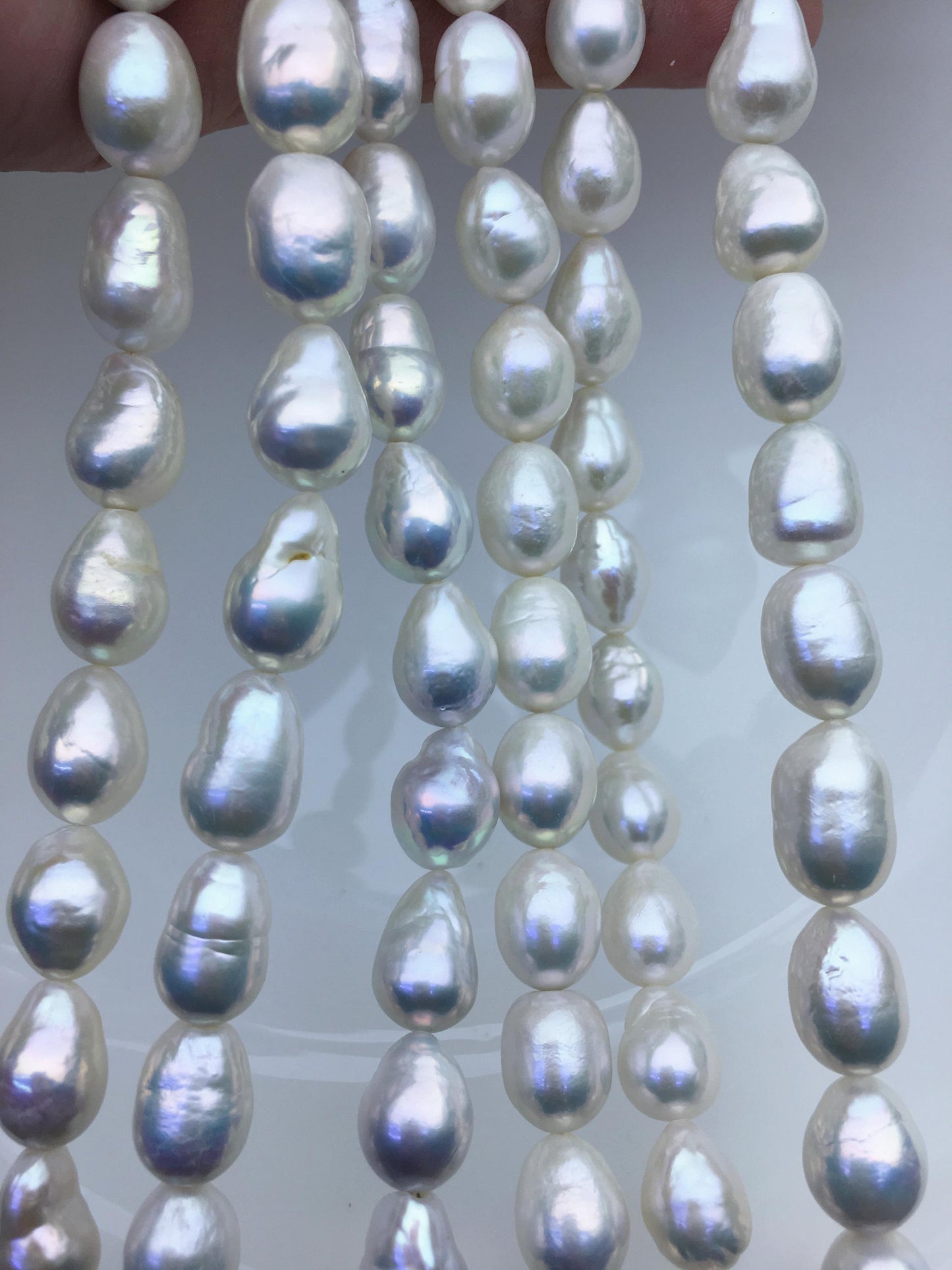AA+ 9-11mm white long teardrop freshwater pearls,Christmas,Valentine's Day gift,for pearl necklace,Love,Happiness,LR10-T10