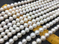 AA 11-12mm white button round freshwater loose pearls,SM11-2A-3