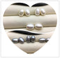 2 pairs AAA 8-8.5mm white/gray long rice freshwater pearls pairs,for dangle pearl earrings,LR8-3A-87