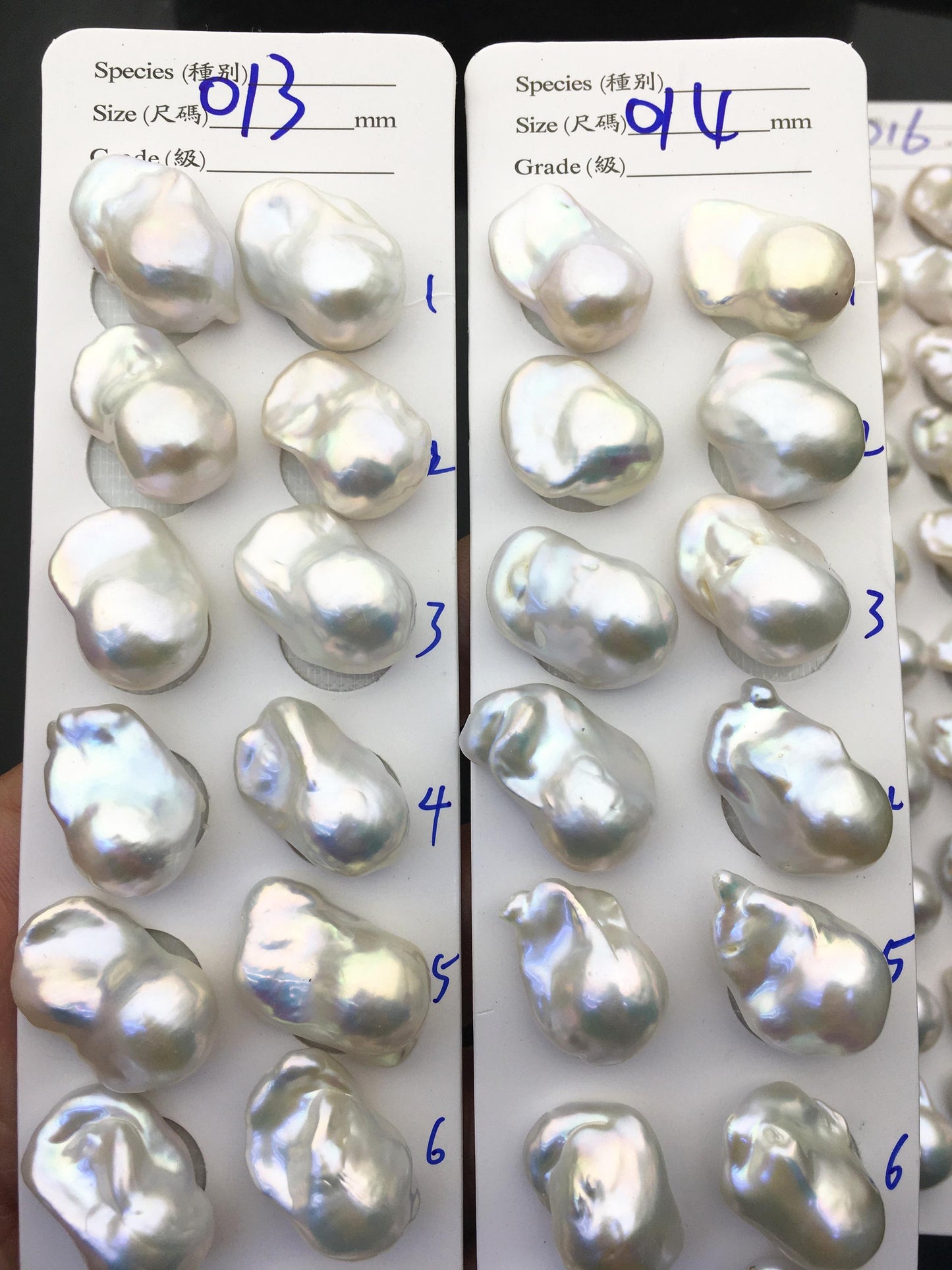 1 pair AAA 13-17x19-24mm White Flame ball Pearl Pairs - large Baroque freshwater pearl pairs,FL15-3A-8-4
