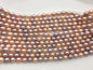 AAA 6.5-7.2mm*7.5-8.5mm pink purple misc color oval rice freshwater pearls,LR7-3A-75