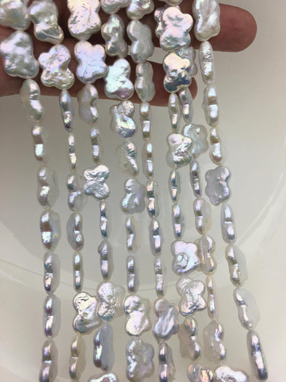 AAA 9-11mm White Butterfly Pearl,Freshwater pearl Butterfly, for your design,Cultured Pearls Maggie Designs,ZS-119-16