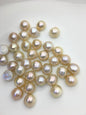 7pcs AAA 12-13mm Baroque Mabe Natural light Orange Rainbow Freshwater Pearls,no hole,MB-T44