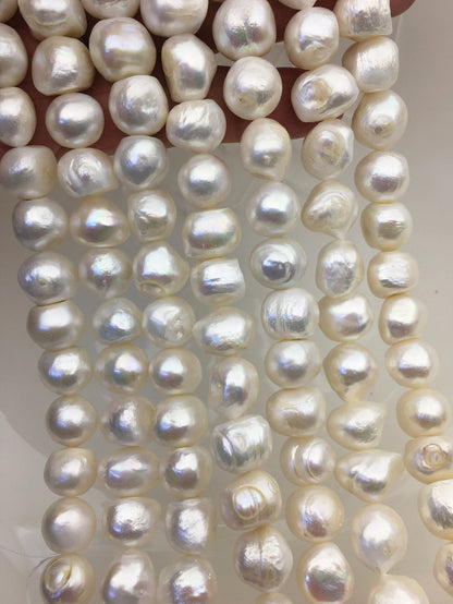 AA 10.5-12mm Big White baroque freshwater pearl,CR13-2A-1