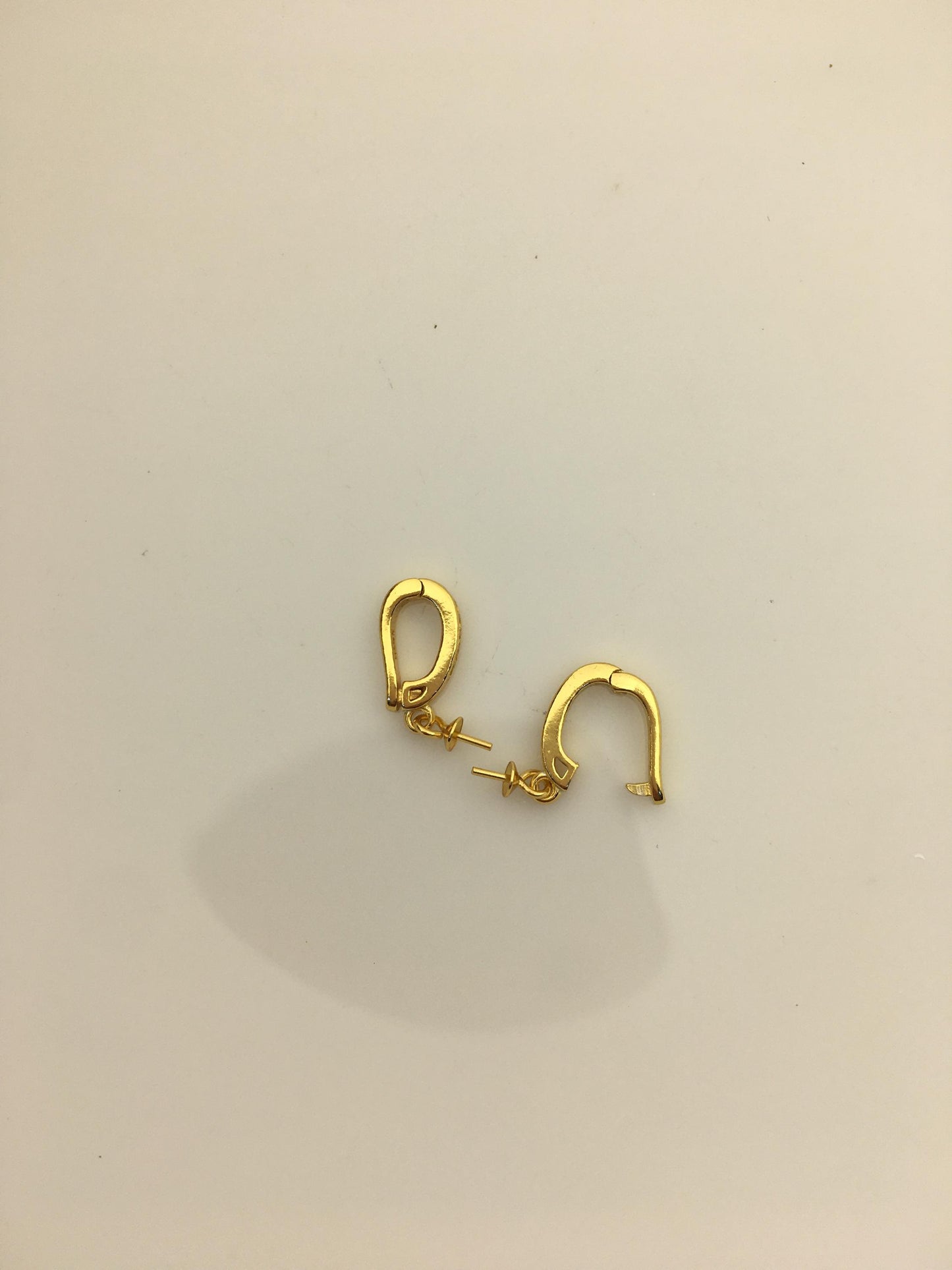 2pcs 6.5*13mm Cz zircon S925 gold sterling sliver pendant hook, for pendant,ASL-P-022