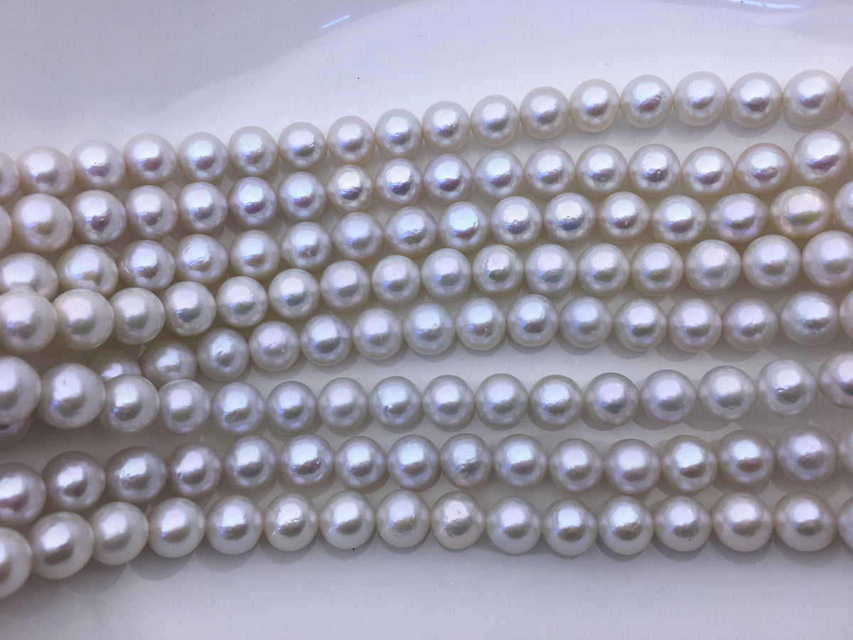 AAA- 8-10mm white round freshwater pearls,RP9-2A-3