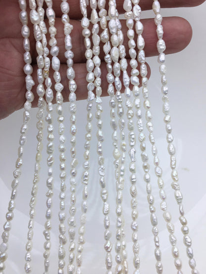 Rare!AA 3-4x4-6mm white keshi Freshwater Pearl,diy Loose Freshwater Pearl,wholesale price,china wholesale pearl,ZS-200-24