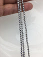 3 strands AA+ 2.5-3mm gray nugget seed pearls,irregular nugget freshwater pearl strand,cheap price,pearl factory china,LM2-T1