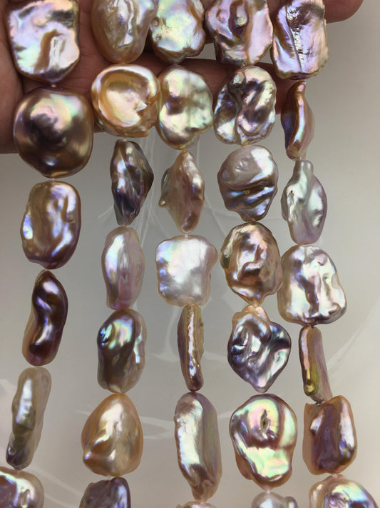 AAA 16-19mm purple keshi Freshwater Pearl,DIY Loose Freshwater Pearl,wholesale price,china wholesale pearl,ZS-200-121-8