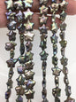 A 10-11mm black Five-pointed star Pearl,Freshwater pearl Star, for your design,Cultured Pearls,ZS-103-38
