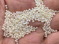 10pcs AAA 1.5-1.8mm white near round freshwater seed pearls,no hole,Cultured pearl,diy pearl beads,Happiness,birthday,RP1-3A-8