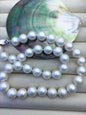 17.5 inches AA+ 11-13mm white round freshwater Pearl necklace,genuine freshwater Pearl necklace, Natural Pearl Necklace,NPN1-068