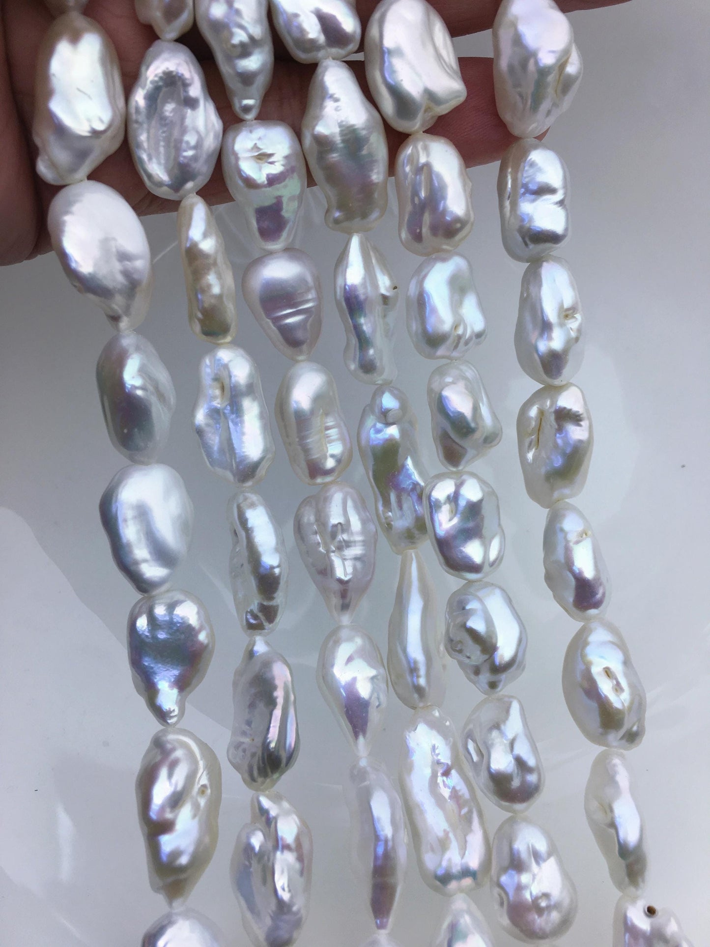 AA+ 11-13mm white keshi thick long Freshwater Pearl,DIY Loose Freshwater Pearl,wholesale price,china wholesale pearl,ZS-200-73