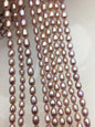 AAA 5-6mm purple oval pearl beads,high luster freshwater pearls,loose freshwater pearl,LR5-T6