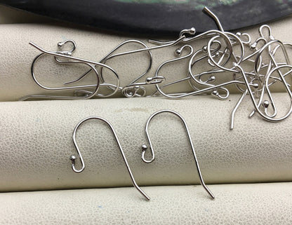 5 pairs 11x20mm Sterling Silver White/Yellow dangle hook, Sterling Silver, for dangle earrings,DIY,wholesale,ASL-ER-017