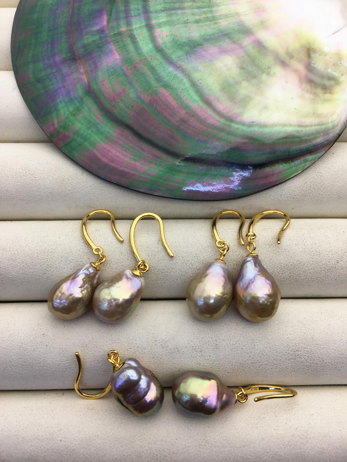 AAA 10-11mm natural color rianbow drop edison pearl dangle earrings,S925 Sterling Sliver earrings,wedding pearl earrings,SE3-T9-43