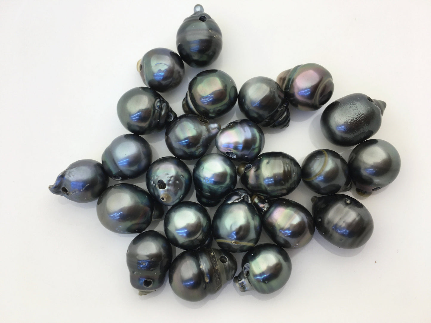 12-14mm Big Drop Tahitian Pearl Leather Necklace,Pearl Leather Necklace,Black Pearl,Black Leather Pearl necklace,Le11-011