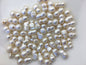 15pcs AA 11-12mm White Gourd baroque pearls, 0.9mm top half hole,DIY,ZS-T1