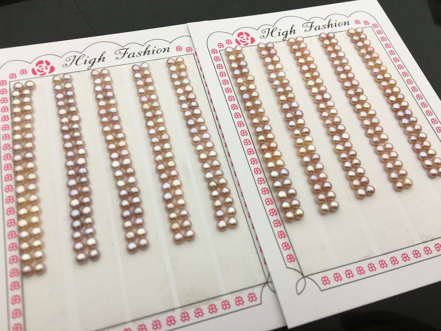 5 pairs AAA 3-3.5mm Purple Seed Button Round freshwater Pearls,loose pearl,for make pearl earring material,half drilled,BTN3-4A-7