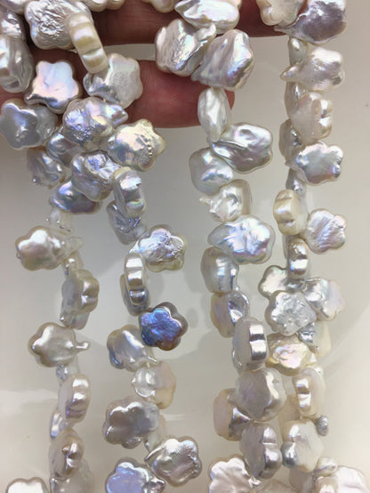 AA+ 11-13mm White plum blossom Freshwater Pearl,ZS-119-28