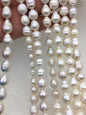 15.5'' AA 9-11mm white drop Edison Freshwater Pearl,ED12-T15