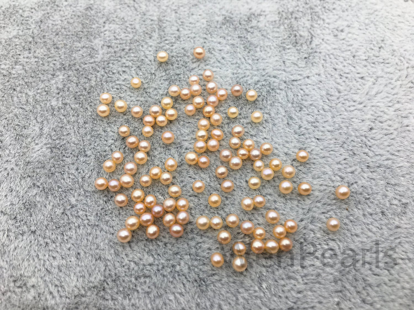 AAA 2-2.3mm pink round seed freshwater pearls,half hole,tiny pearl supply,good quality,no hole,through hole,RP2-3A-10