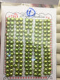 75 pairs AAA 5-6mm green button round freshwater pearl,WHOLESALE,design for earrings,design for stud earrings,BTN5-T1