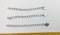 5pcs S925 Sterling Silver Extender Chain,heart necklace extension,chain extender,ASL-NC-7