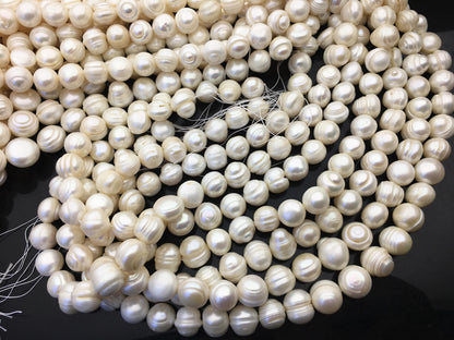 AA 12.4-14mm large white ring potato freshwater pearl,big size pearl,CR13-2A-2