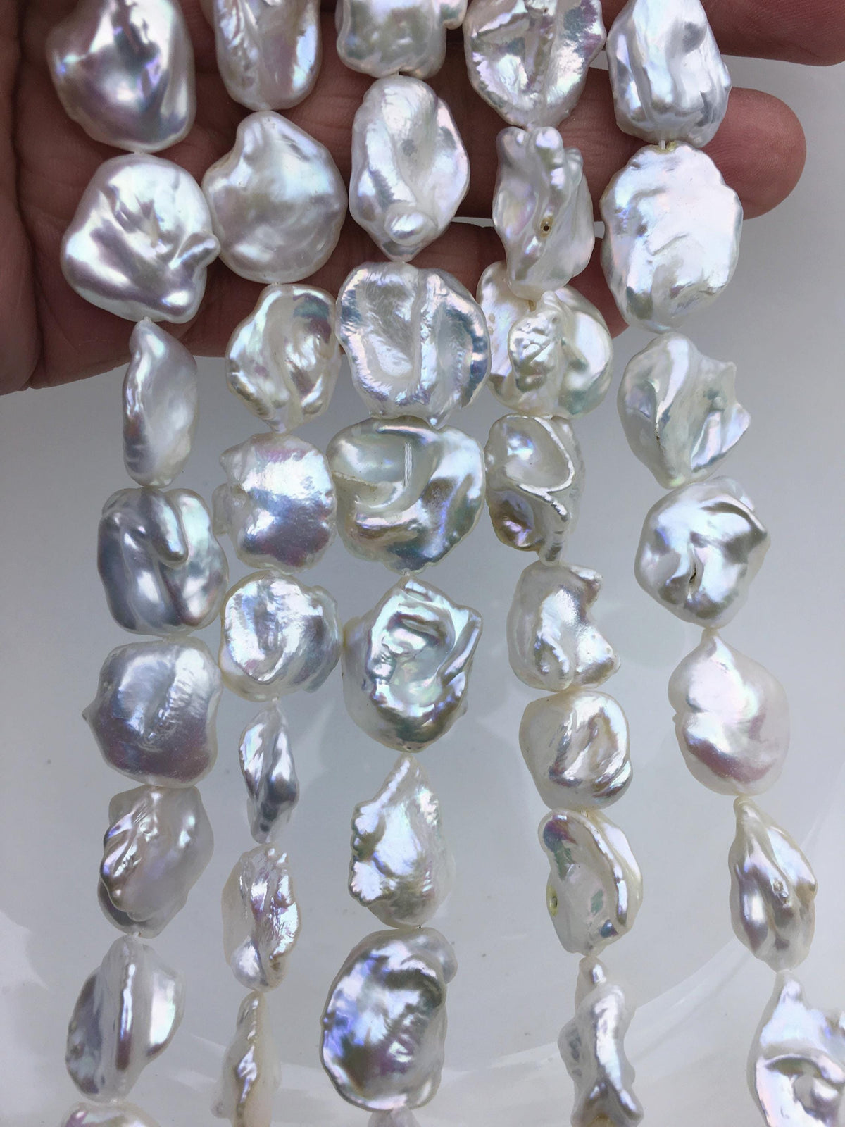AA+ 14-17mm white keshi Freshwater Pearl,DIY Loose Freshwater Pearl,wholesale price,china wholesale pearl,ZS-200-88