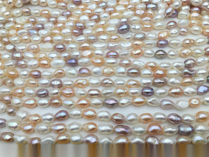 AA+ 10-11x11-14mm VERY LONG Misc color nugget freshwater pearls,full strand,bride pearl,mothers day gift,LM10-2A-9