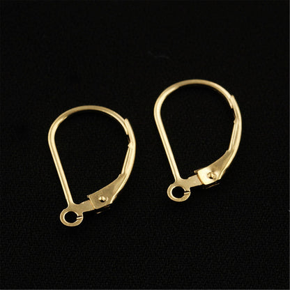 1 pair 9x16mm 14k goldfilled French Earrings, DIY earrings jewelry,AGF-ER-001