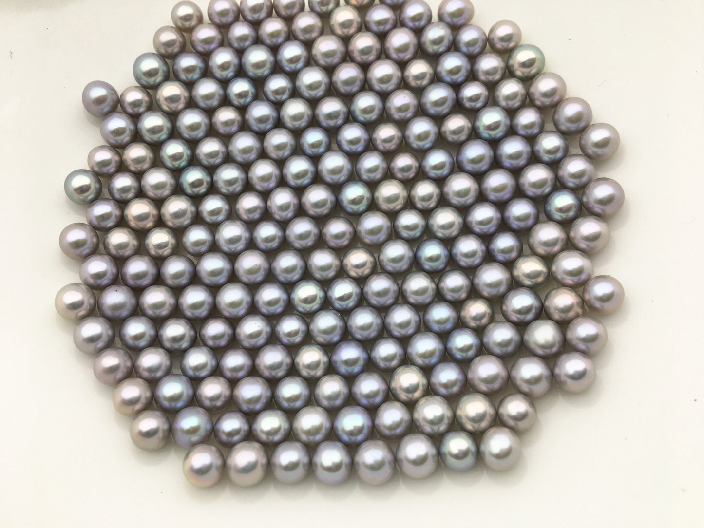 10pcs AAA 4.5-5mm gray seed freshwater akoya pearl bead,white freshwater round loose pearl wholesale,tiny pearl supply,RP4-3A-10