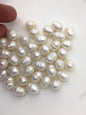 30pcs AA+ 10.2-11.2mm white rice freshwater pearls,2.2mm large hole,LR11-2A-1