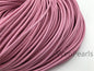 1.5mm,2mm Pink Leather Cord,1 yard,5 yards,10 yards,round leather cord,DIY leather cord,LC2-113